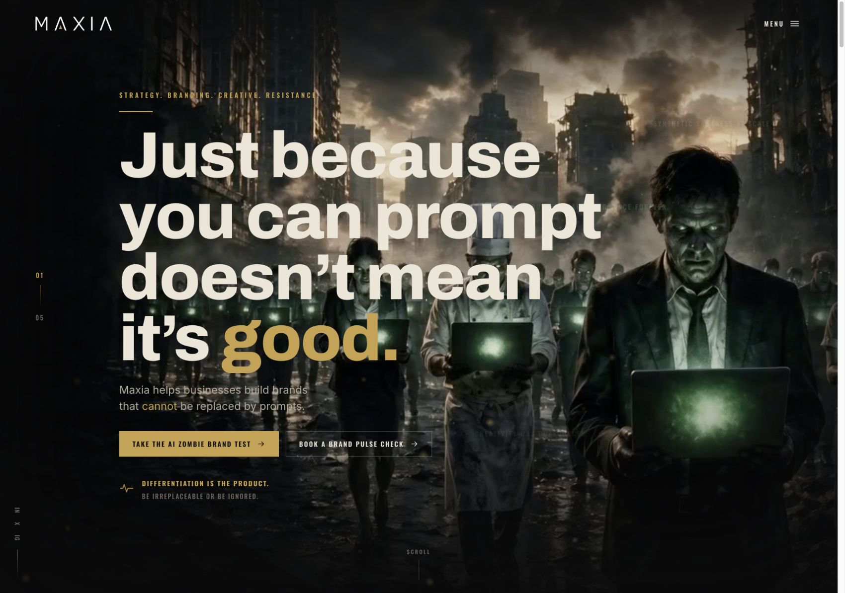 Maxia website