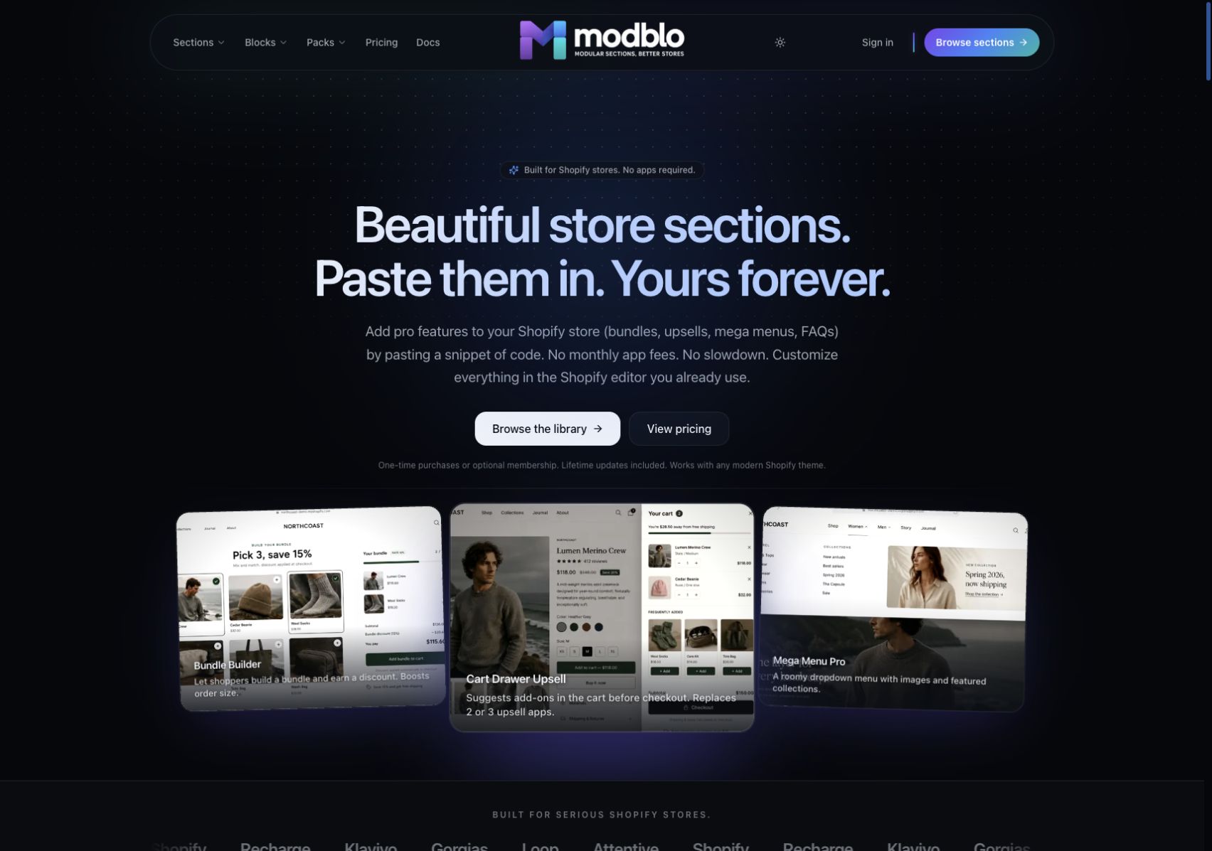 Modblo website
